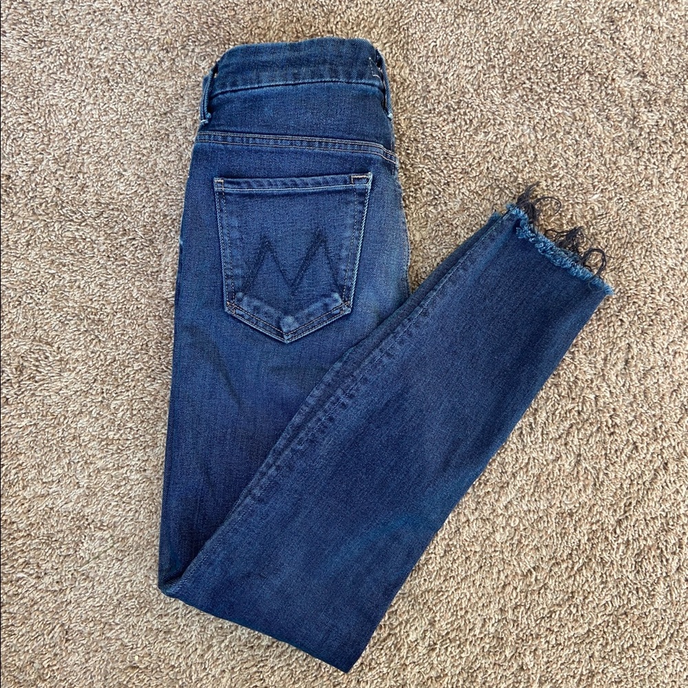 Mother Denim high waisted the looker ankle